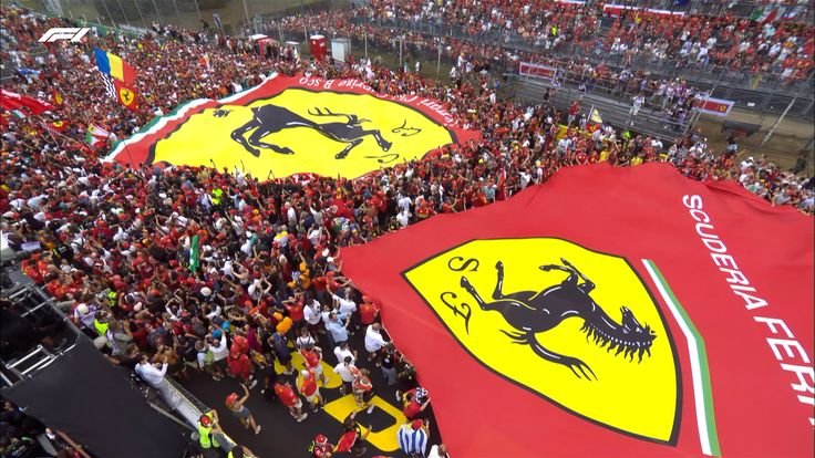 Ferrari Fans in Italy
